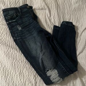 Buckle Black skinny jeans